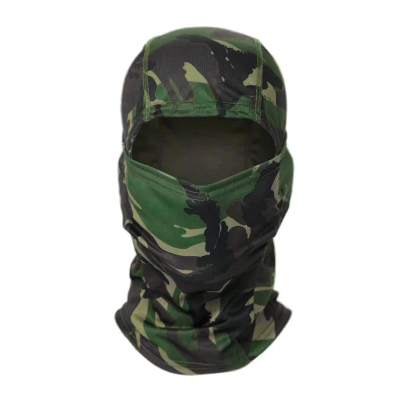Camouflage Balaclava Hat Cycling Full Face Mask Outdoor Sports Hunting Hiking Ski Mask Motorcycle Helmet Inner Cap Oasis Select British Jungle
