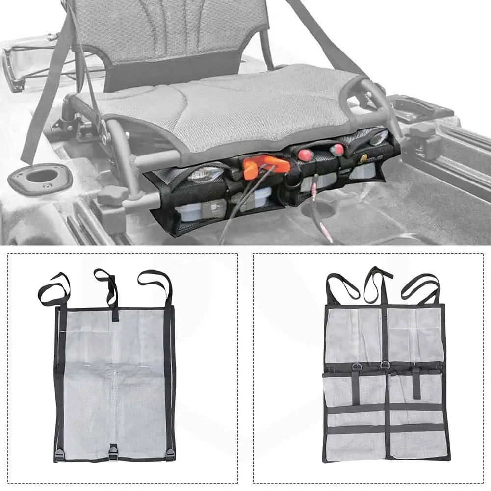 Nylon Mesh Kayak Under Seat Storage Bag Kayak Canoe Tool Organization Pouch Sheet Oasis Select China Mainland
