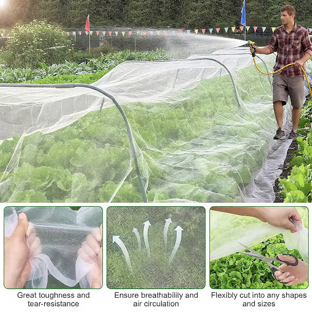 Greenhouse Plant Hoops Durable Reusable DIY Seedling Arch Shed Bracket for Garden Vegetable Grow Tunnel Support Garden Hoop