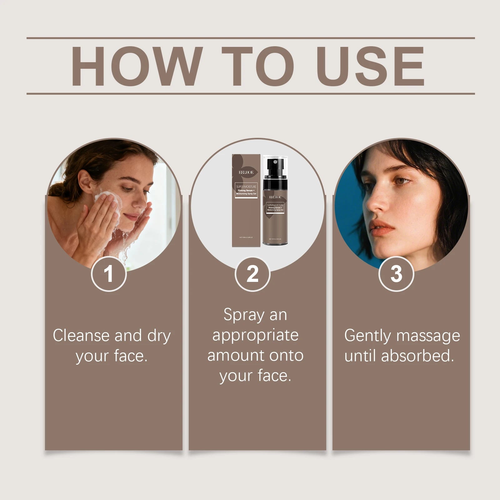 Eelhoe Hyaluronic Acid Toner Spray – Hydrate & Minimize Pores Facial Toner Spray Oasis Select