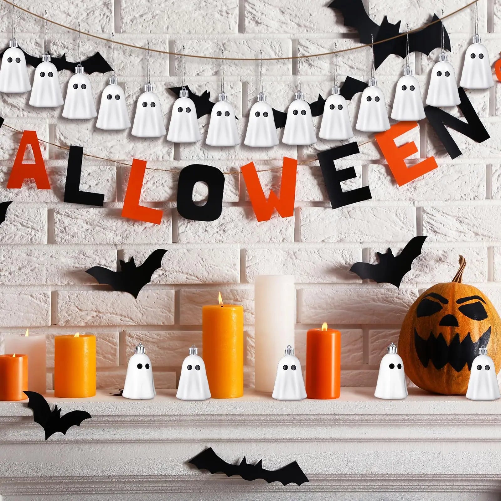 Halloween Ghost Decor Hanging Ornaments Holiday Decorations Festive Ornaments Ghost Hanging Decor Party Decorations Oasis Select