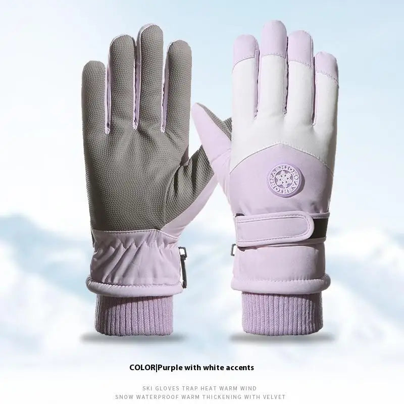 Touchscreen Winter Gloves – Fleece-Lined, Windproof & Warm