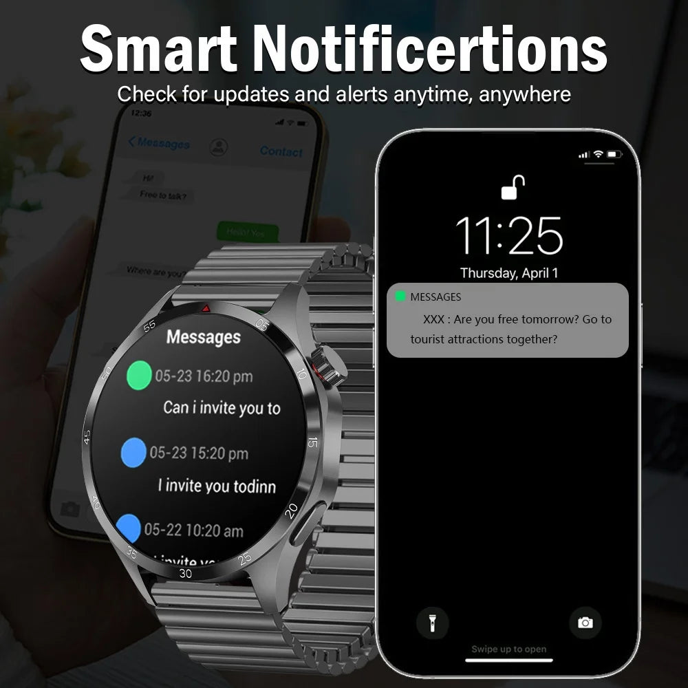 ERUN Smart Watch 1.5" Touch Screen | Sports Tracker & Alerts