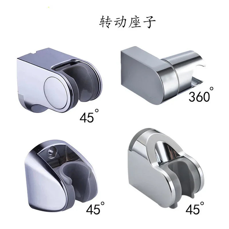 1PCS Shower Head Holder Wall Mounted ABS Shower Mounting Brackets Adjustable Faucet Sprinkler Fixation Base Bathroom Accessories Oasis Select