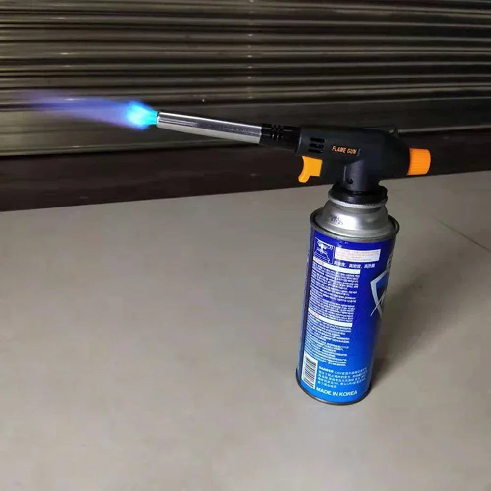Outdoor Camping Welding Gas Burner Flame Torch BBQ Cooking Ignition Flamethrower Portable Gas Torch for Cooking And Camping Oasis Select Default Title