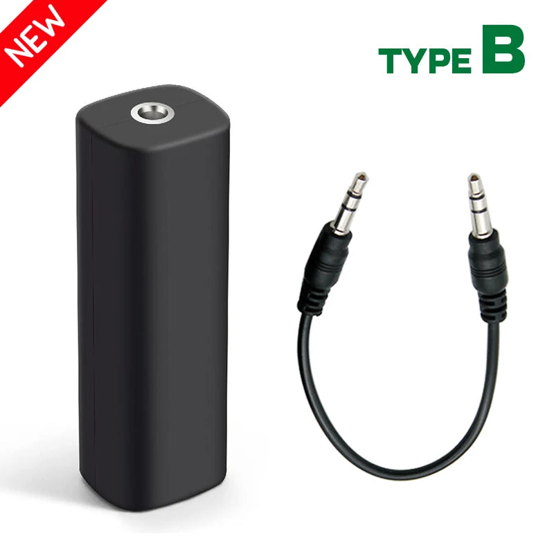 3.5mm Audio Aux Cable Anti-interference Ground Loop Noise Filter Isolator Eliminate Cancelling for Home Stereo Car Audio System Oasis Select (New) Type B