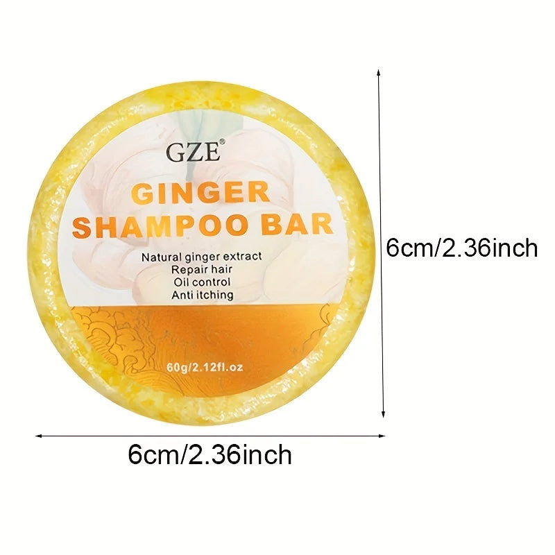 GZE Ginger Shampoo Bar & Turmeric Conditioner Set – Anti-Thinning Shampoo & Conditioner Bar Oasis Select