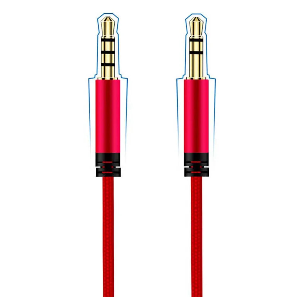 Jack 3.5 Audio Cable 3.5mm Speaker Line Aux Cable Mic to volume control for Phone Car Headphone Audio Jack Oasis Select