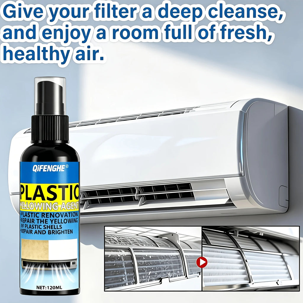 Home Air Conditioner Care Spray Plastic Conditioner & Coil Cleaner for Energy Saving Cooling & Heating Efficiency Improvement Oasis Select