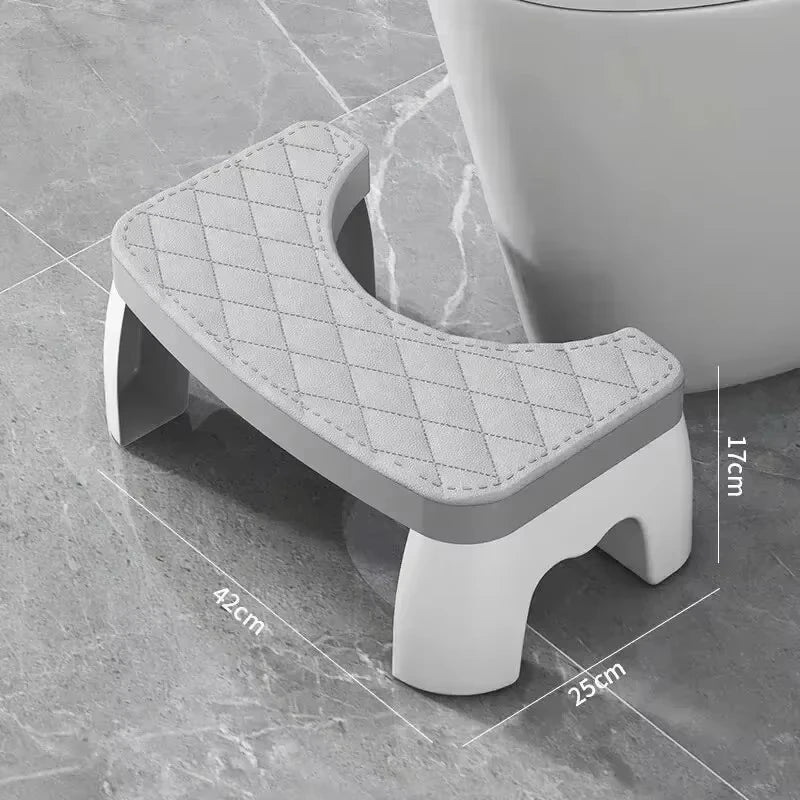 Toilet seat Thickened Home Bathroom Non-Slip Stool Ottoman Children Elderly Toilet Commode Bathroom Footstool Oasis Select