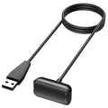 USB-C Magnetic Charger for Fitbit Charge 5, Charge 6 & Luxe Smartwatch Charger Oasis Select Black