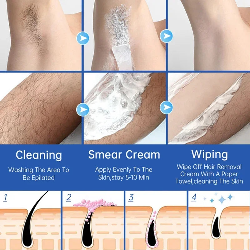 Aloe Vera Hair Removal Cream 60g – Fast, Gentle & Skin-Safe Hair Removal Cream Oasis Select