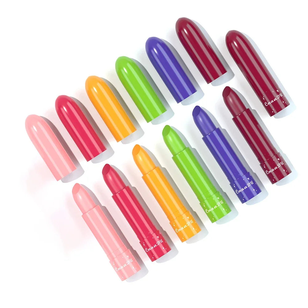 CmaaDu 6-Color Long-Lasting Moisturize Lip Gloss Waterproof Liquid Lipstick Set - Fruity，Color Changes As the Temperature Rises Oasis Select