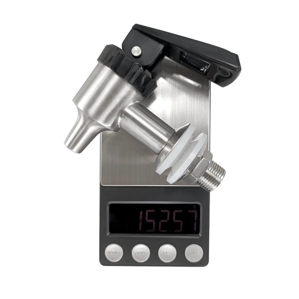 1PC 304 Stainless Steel Wine Barrel Bibcock Glass Jar Ceramic Wine Jar Fixed Water Nozzle Single Handle With Filter Valve Switch Oasis Select