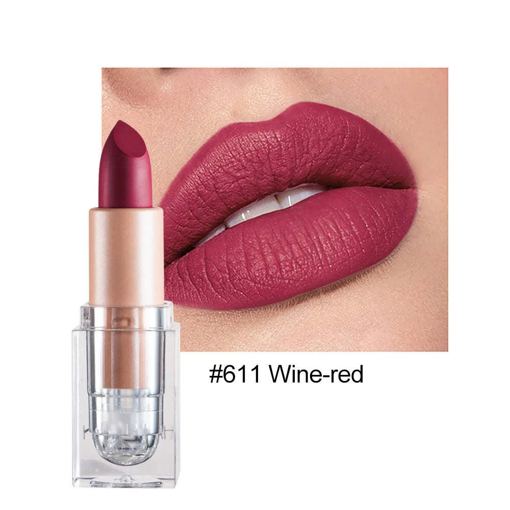 HANDAIYAN Matte Nude Lipstick | Velvet Waterproof Long Lasting