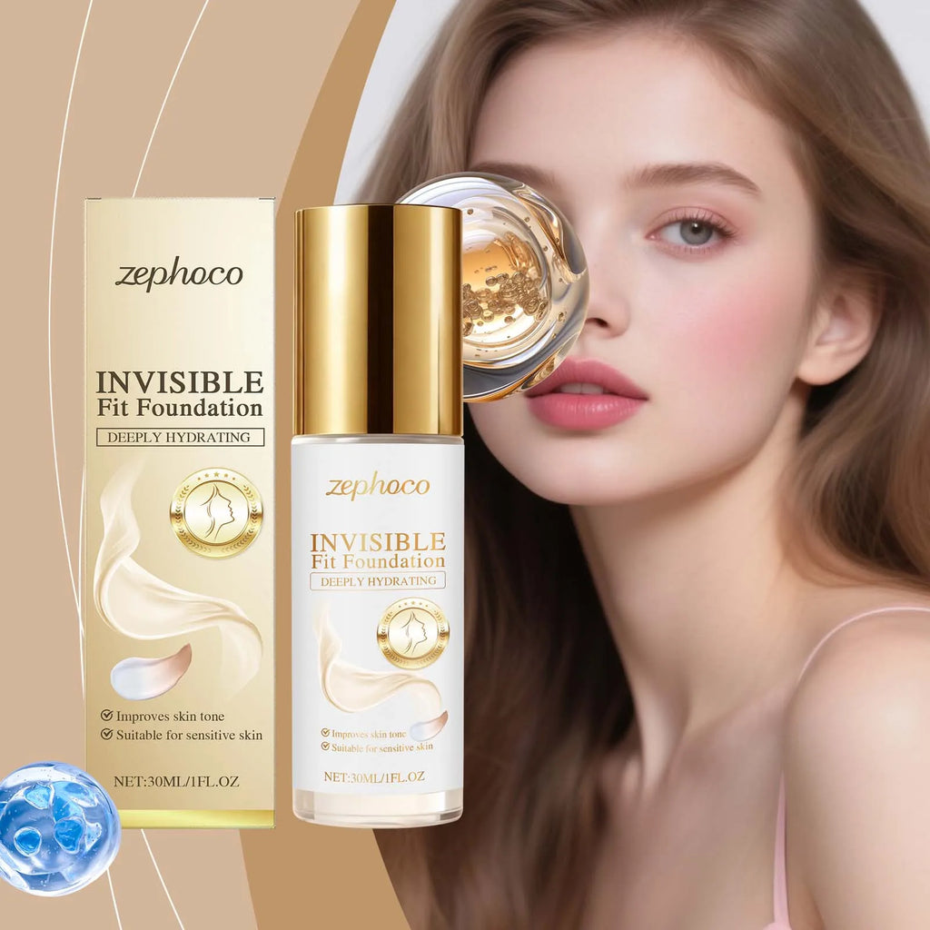 Long-lasting Waterproof 2-in-1 Color-Changing Foundation Moisturizing Non-Cakey Matte Natural Everyday Concealing Foundation Oasis Select