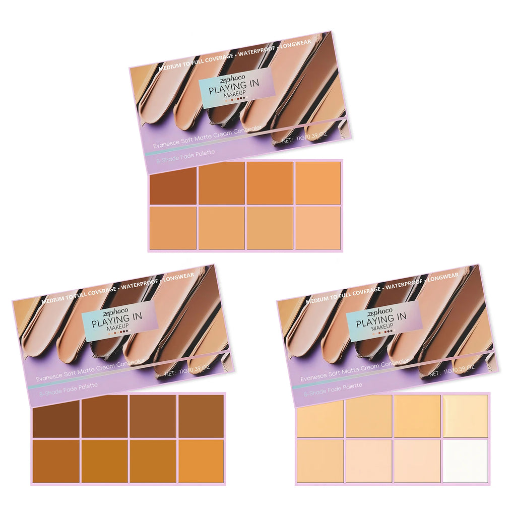 Soft Matte Cream Concealer High Coverage Cover Facial Spots, Acne Scars, Freckles and Tear Troughs Long Lasting Makeup Cosmetics Oasis Select