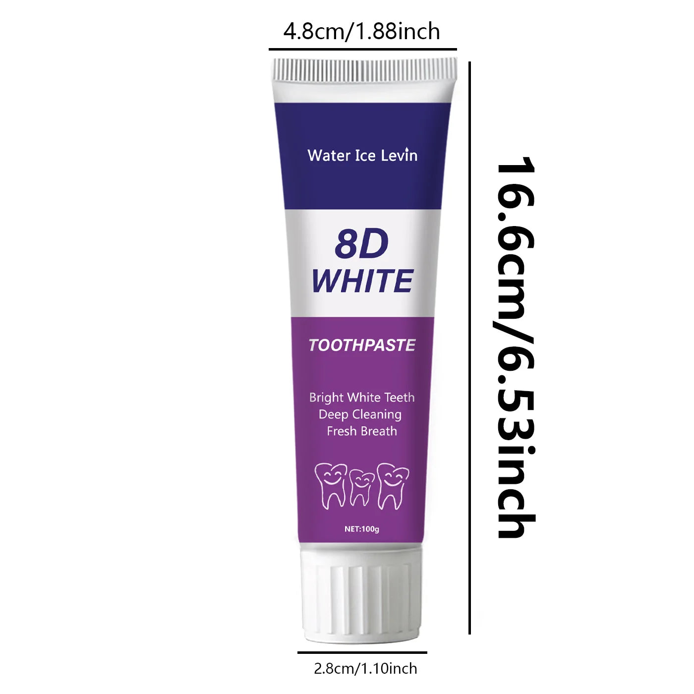 Purple Teeth Whitening Toothpaste – Apatite, Sulfate-Free, 100g Whitening Toothpaste Oasis Select