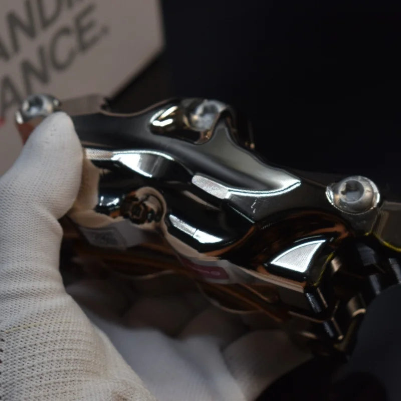 Motorcycle brake CNC caliper GP4RX nickel-plated 7075 aluminum alloy 32mm piston 100mm locking point Oasis Select