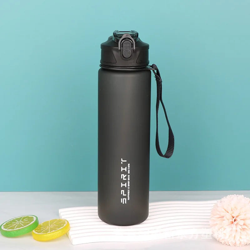 780/1000ml Plastic Water Bottle for Drinking Portable Sport Tea Coffee Cup Kitchen Tool Kids Water Bottle for School Transparent Oasis Select Black-750ml 750-1000ml