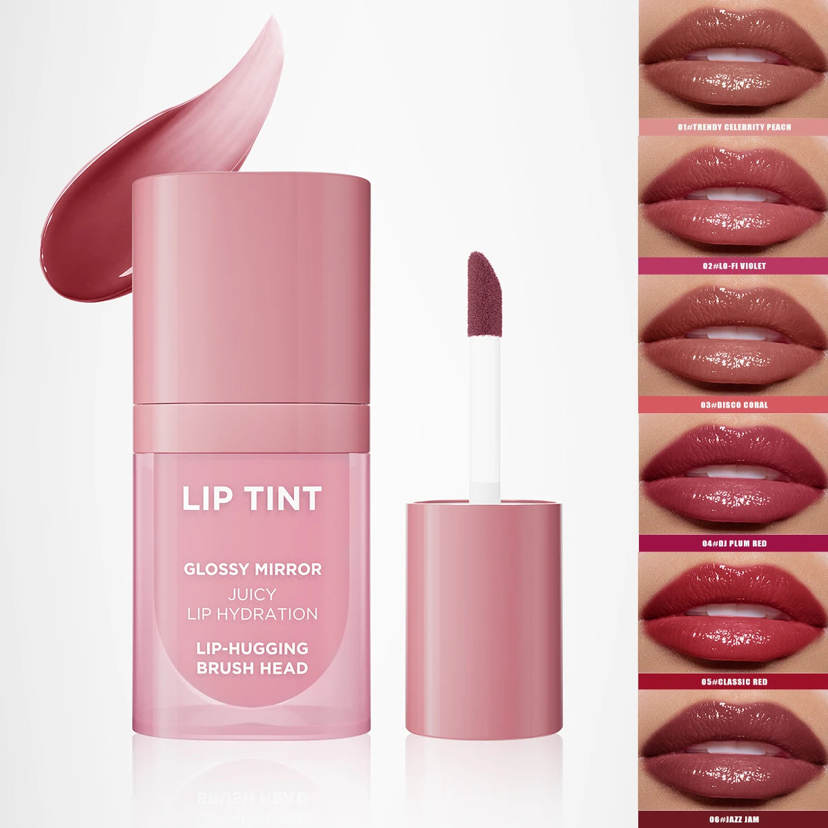 Hello Kiss Velvet Matte Lip Gloss – Waterproof Long-Lasting Tint