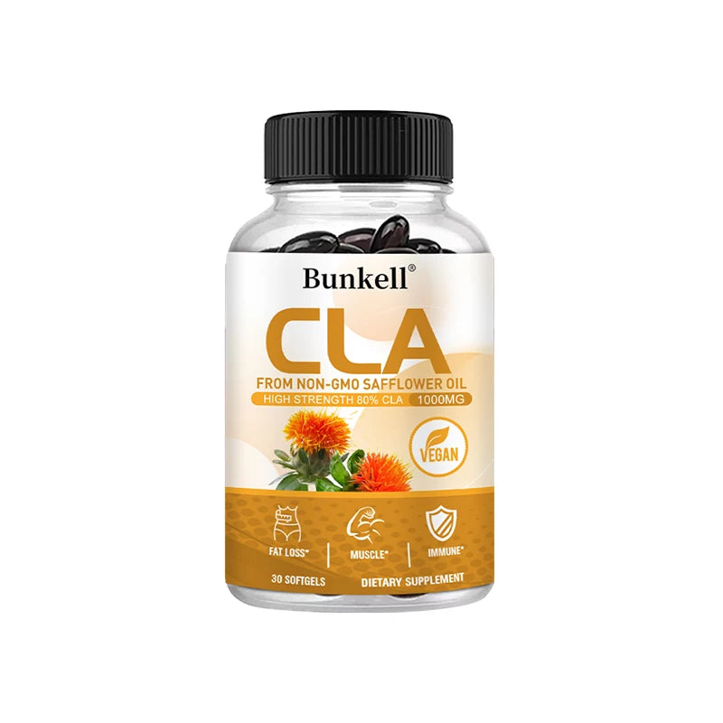 CLA 1000mg Supplement – 80% Active CLA from Safflower Oil CLA Supplement Oasis Select 30 count-1 bottle