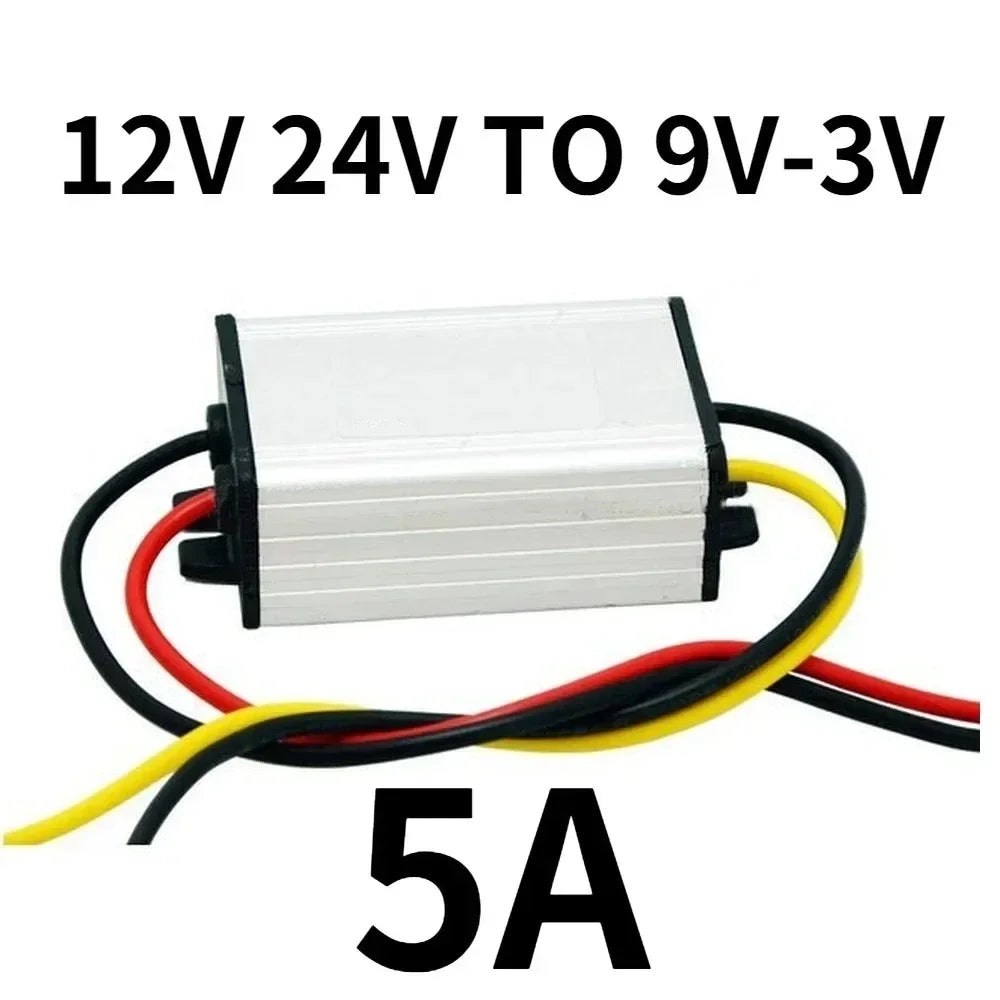 12V24V to 9V 7.5V 6V 5V 4.2V 3.7V 3V 3.3V 5A 12V to 9V 24V to 9V Transformer Step-Down Module DC Power Converter CE RoHS Oasis Select