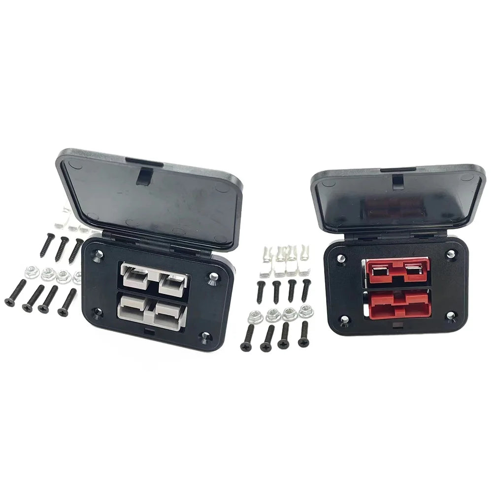 1 Set 50A 600V Twin Dual Flush Mount Bracket For Ander-Plug Connector Flush Mounts For Electric Vehicles Power Distribution Oasis Select