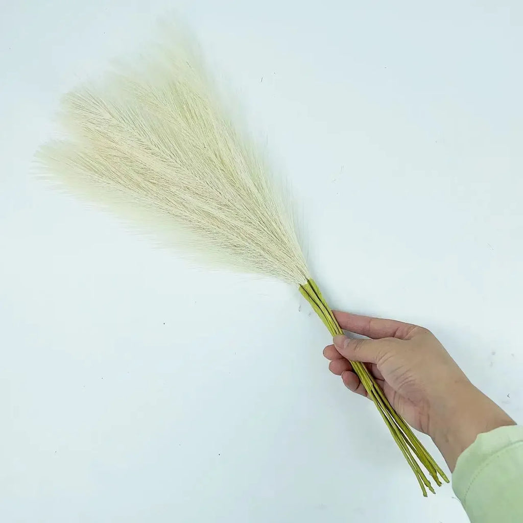 Fluffy Pampas Grass Boho Decor Flower Fake Plant Reed Simulated