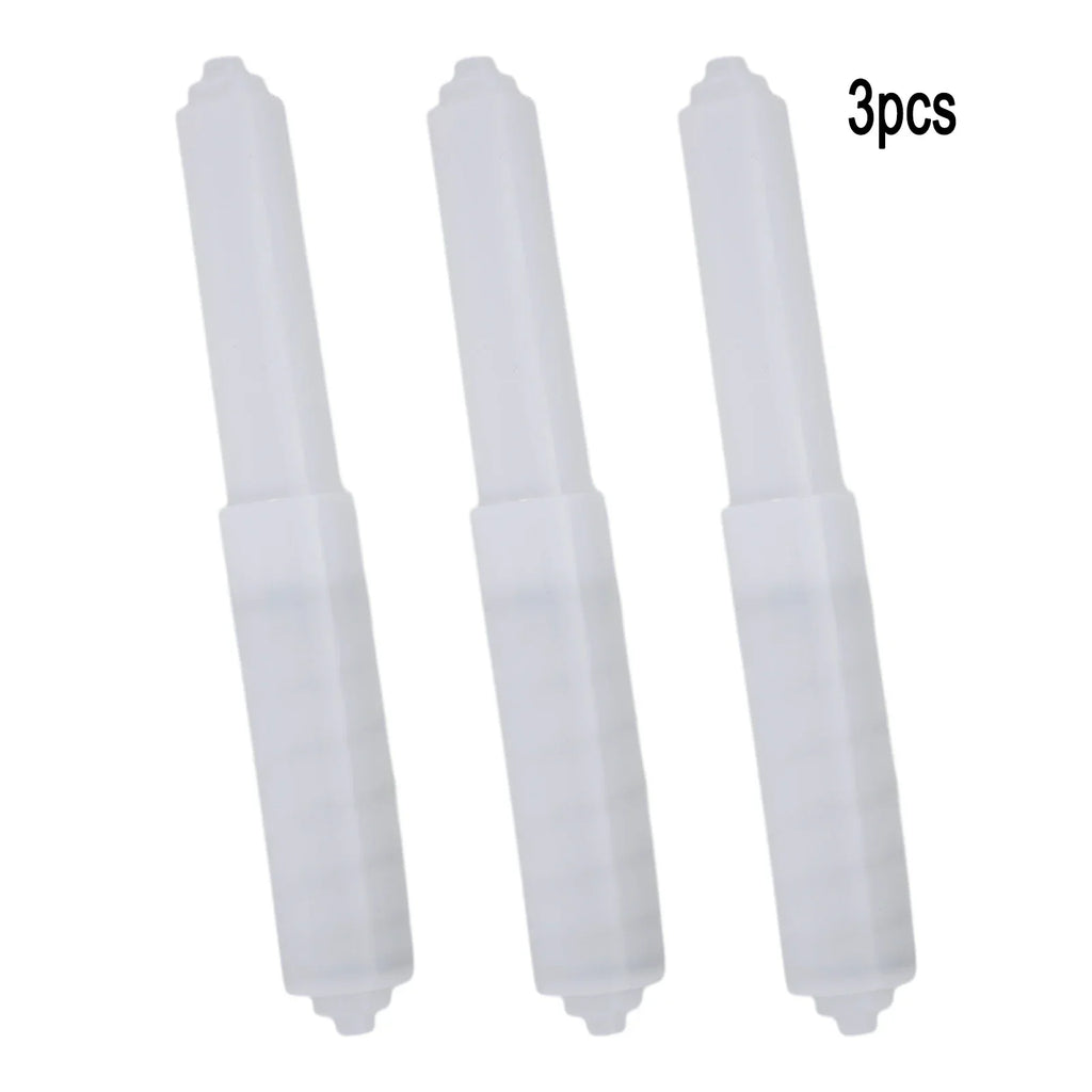 1/3PCS Replacement Toilet Roll Paper Shafts White Plastic Toilet Rolls Holders Roller Spindle Insert Spring For Bathroom Parts Oasis Select White 3PCS China Mainland