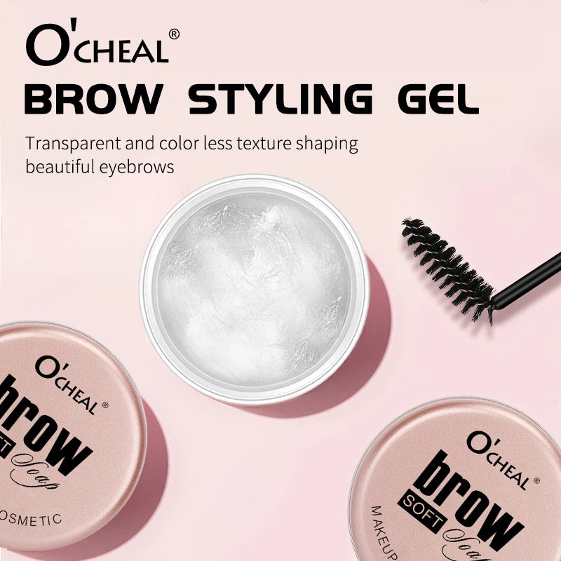 O'CHEAL 3D Feathery Brow Wax Gel – Waterproof Eyebrow Sculpt
