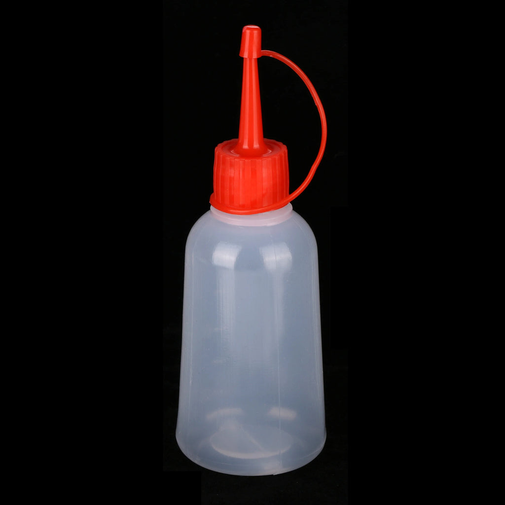 5 Pieces 100ml Plastic Clear Tip Applicator Bottle Plastic Squeeze Bottle With Tip Cap For Crafts Art Glue Multi Purpose Oasis Select Red