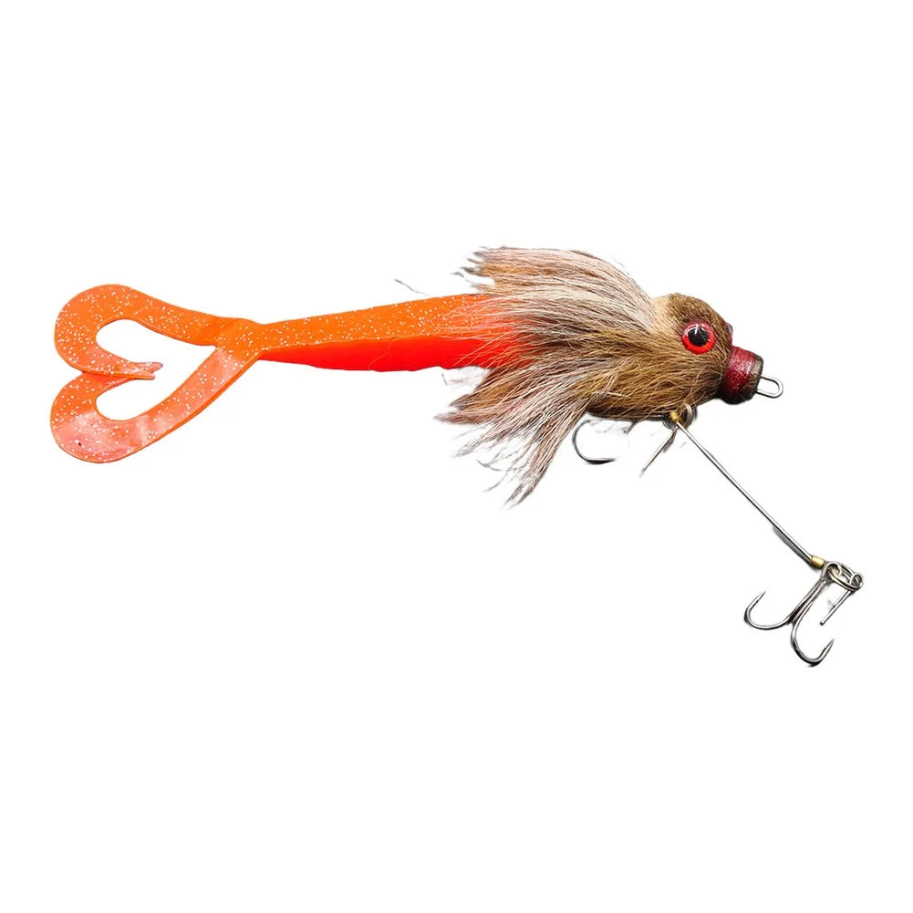 Multi Jointed Swimbait 22cm 36g Hard Artificial Fishing Lure Simulation Mouse Shape Effective for Predator Fish Oasis Select white