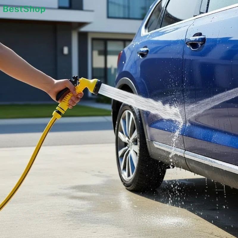 Thumb Control Garden Hose Nozzle Sprayer | Adjustable Flow