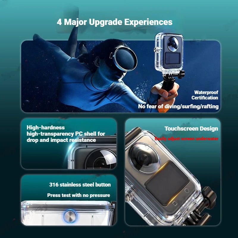 DJI Osmo 360 Waterproof Diving Case – 6M Underwater Protection