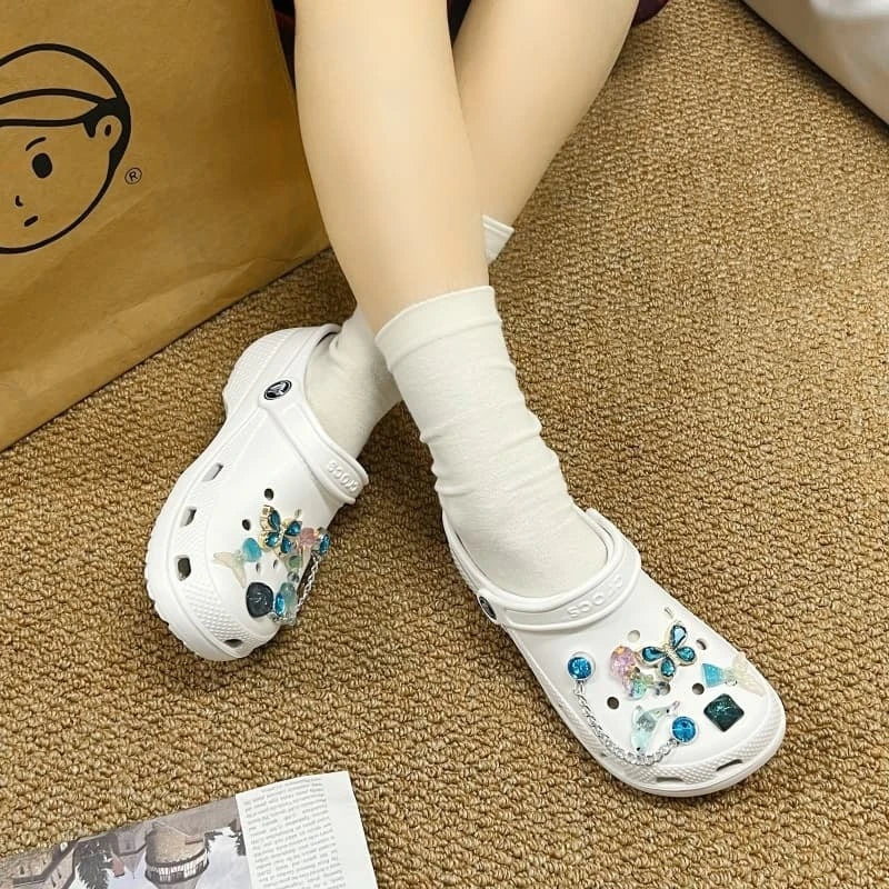 Fashion Shoe Accessory Set, decorative shoe buckles, removable, suitable for sandals and flip-flops. Oasis Select