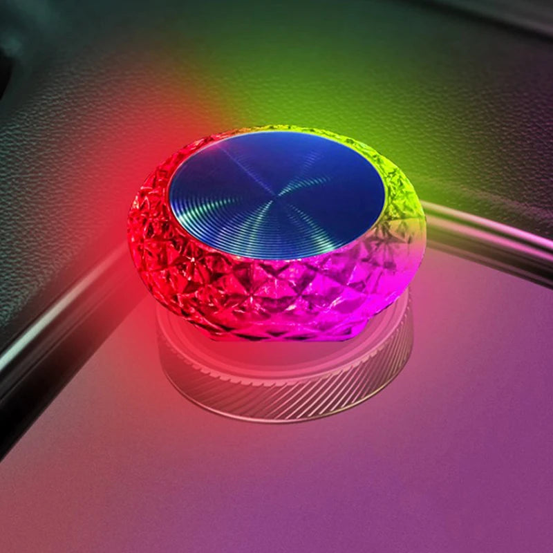 Portable Car USB Ambient Light Mini LED Decorative Atmosphere Lamps For Auto Interior Environment Light Computer Light Plug Play Oasis Select Multicolor
