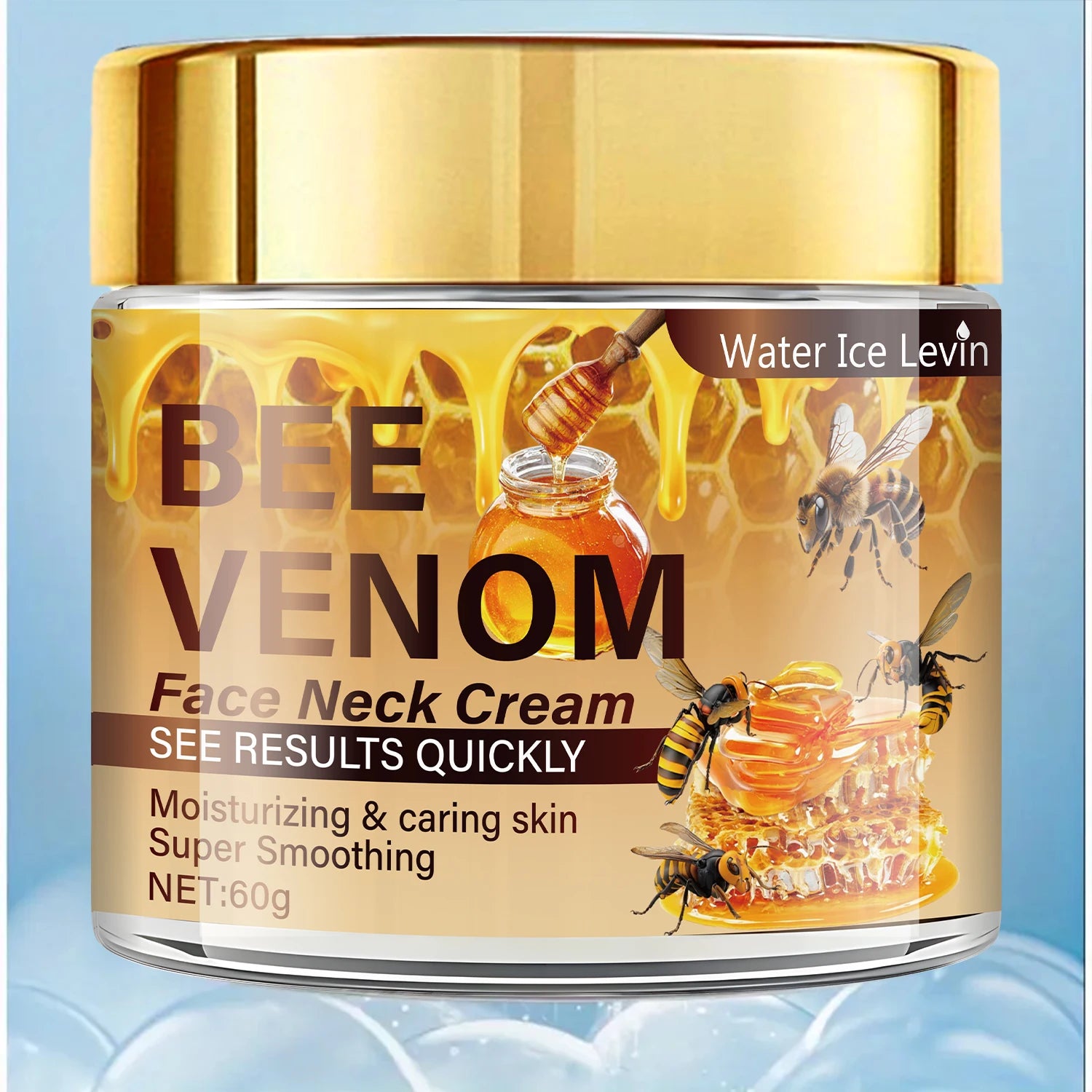 Bee Venom Facial Firming Cream, Contains Vitamin E, Moisturizes and Softens the Face, Brightens Skin Tone, Can Be Used on the Face and Neck Oasis Select