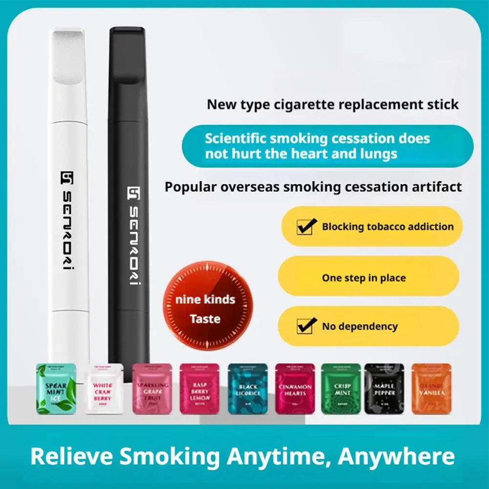 Smoking Cessation Rod Nicotine Free Healthy Fruit Flavor Cotton Core Assisted Quit Smoking Stick Replacing Cigarette Men Gift Oasis Select