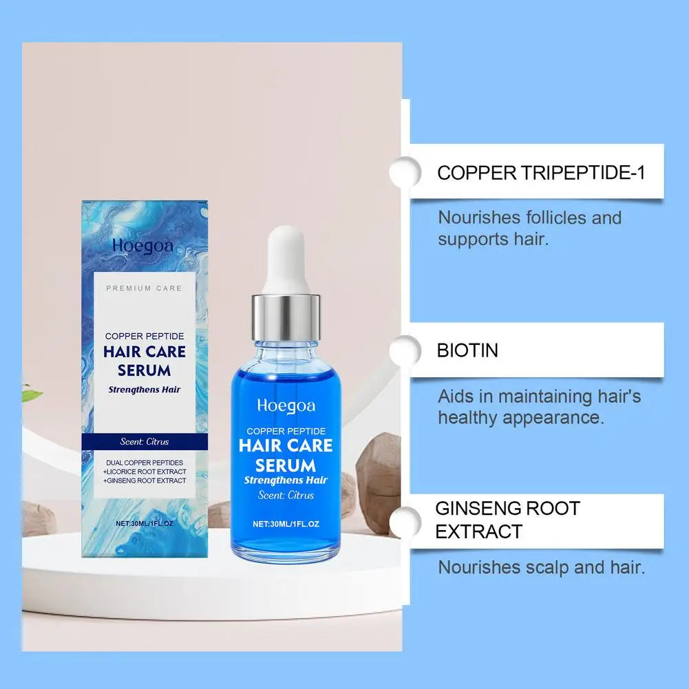 Copper Peptide & Biotin Hair Growth Serum 30ml – Fuller Hair Hair Growth Serum Oasis Select