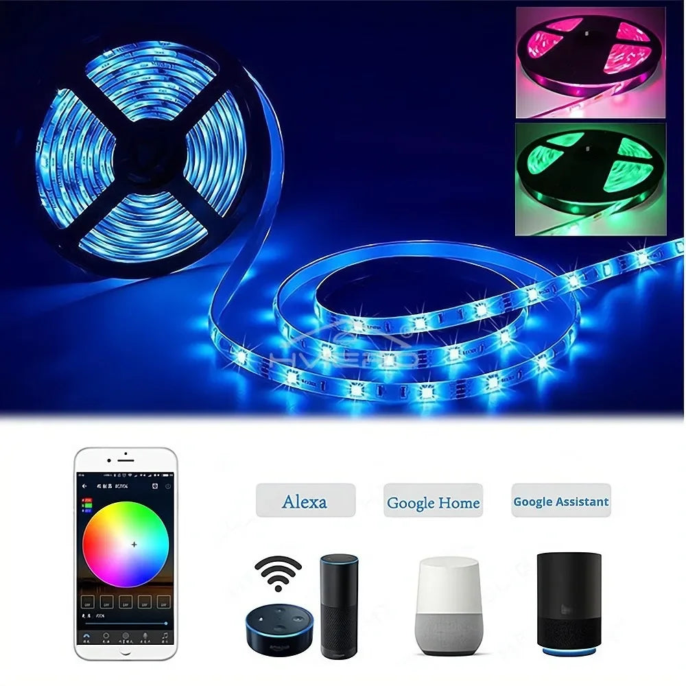 WiFi RGB LED Strip Controller 24/44 Key Remote Dimmer Timer