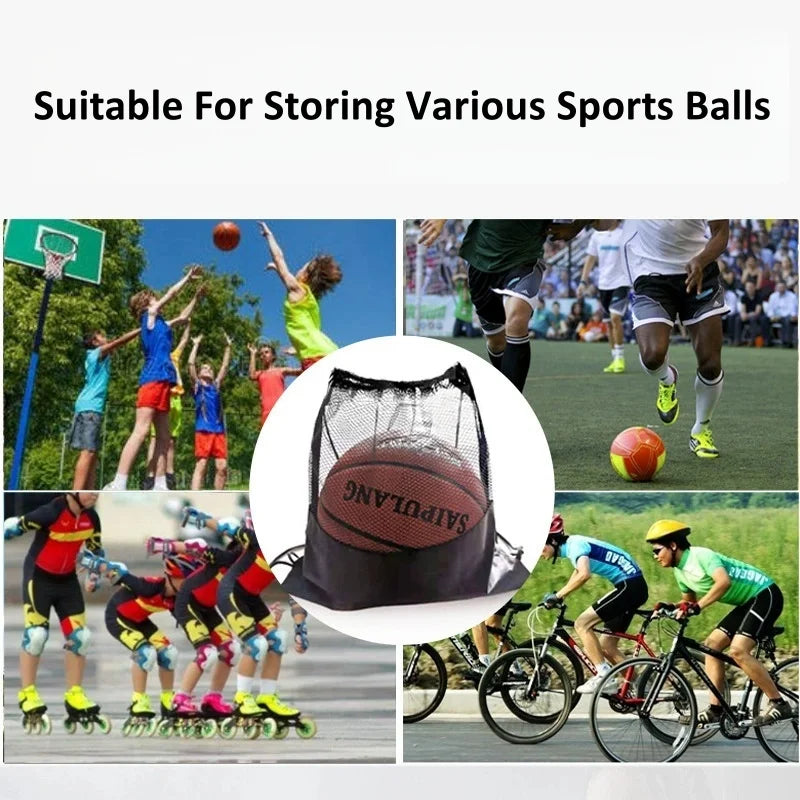 Mesh Bag Portable Football Storage Backpack Outdoor Basketball Volleyball Multifunctional Storage Bags Oasis Select