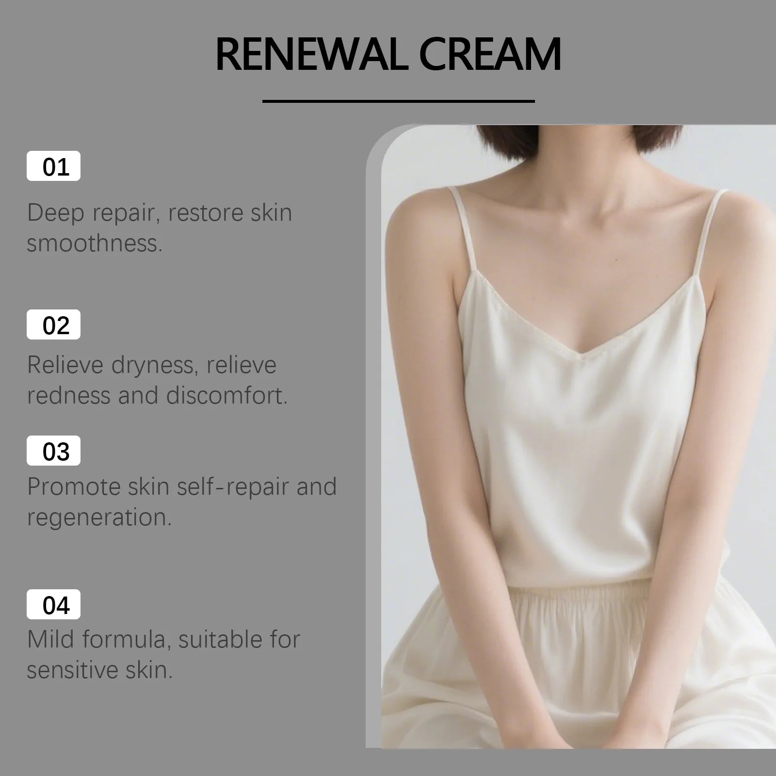 Hoygi Rice Niacinamide Cream – Dry & Sensitive Skin Relief Moisturizing Cream Oasis Select