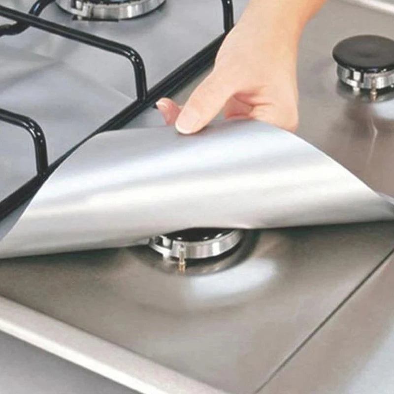 5/15PCS Dirt-resistant Heat Resistant Non-stick Protective Gas Stove Pad Non-stick Reusable Scratch Protector Pads Oasis Select