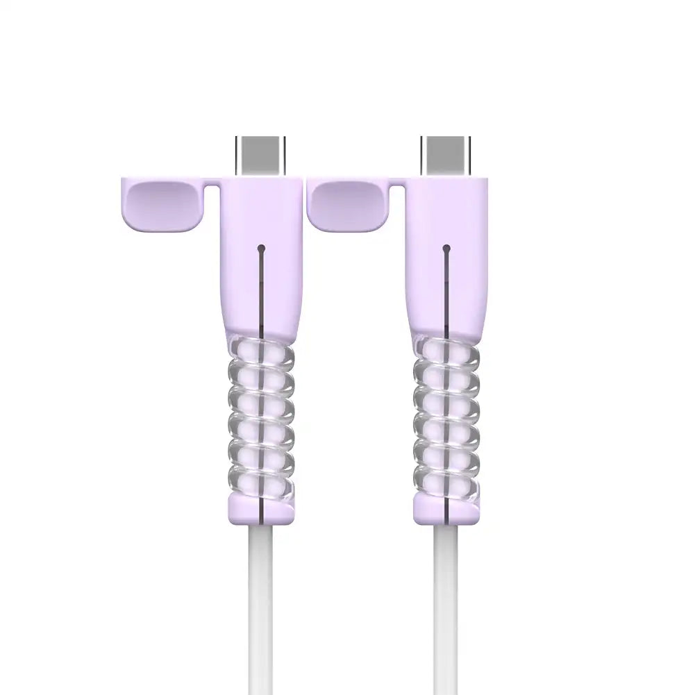 Silicone Type-C Cable Protector & Wire Winder | Multicolor Cable Protector Oasis Select 15