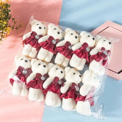 10pcs Mini Foam Teddy Bear Bouquet Dolls – DIY Floral Gift Bouquet Bear Dolls Oasis Select