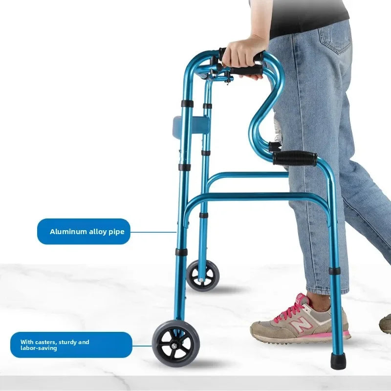 Multi-functional Solid Elderly walker Assisted walker Four-legged disabled walker Fractured double crutches Oasis Select