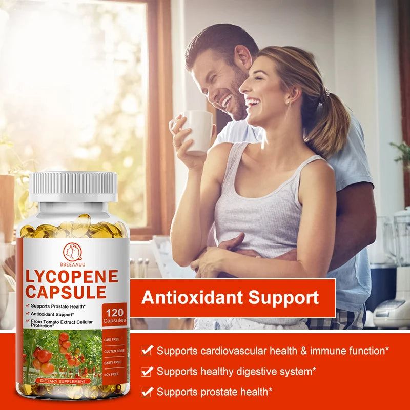 BEWORTHS Lycopene Capsules Support Prostate and Bladder Health, Alleviate Urinary Tract Pain, Male Reproductive Health Support Oasis Select