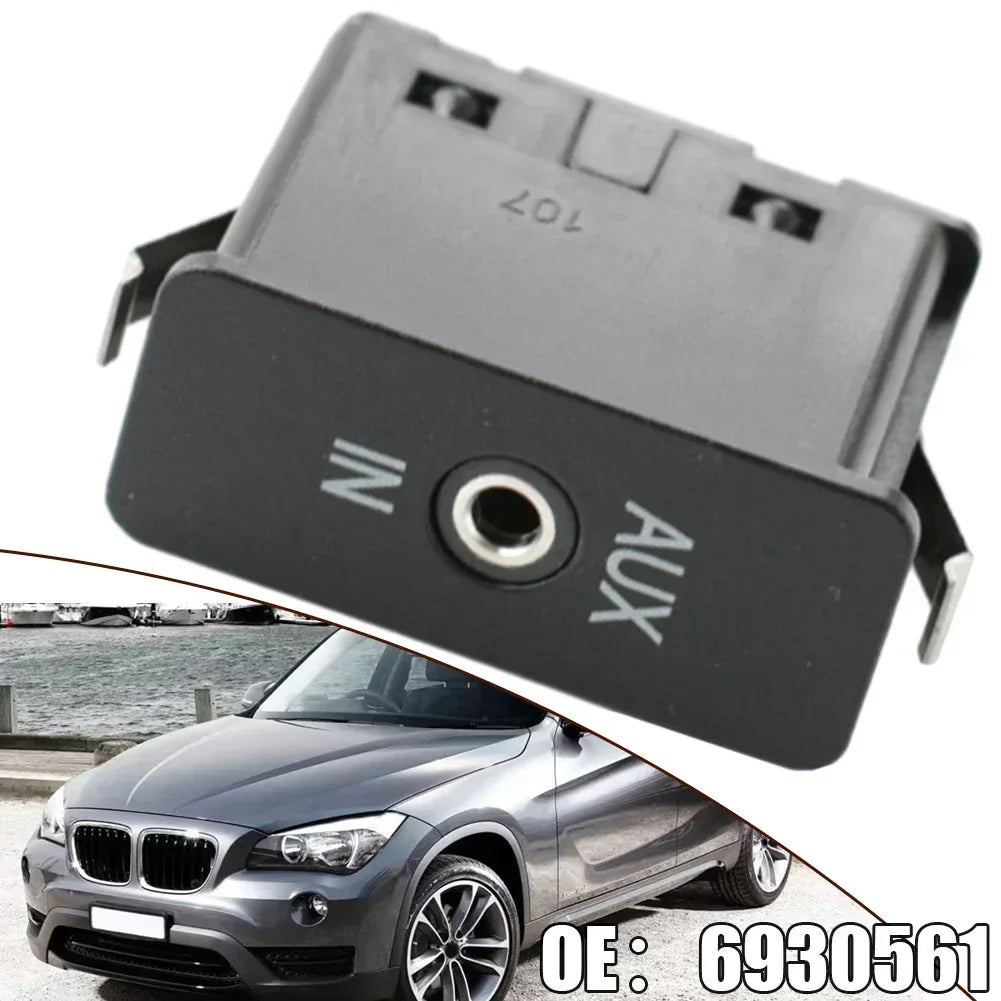 AUX Input Socket for BMW X1 X3 For X5 X6 Z4 E81 E87 E90 E60 E61 Series Compatible OE 6930561 Anti Wear ABS Socket Oasis Select