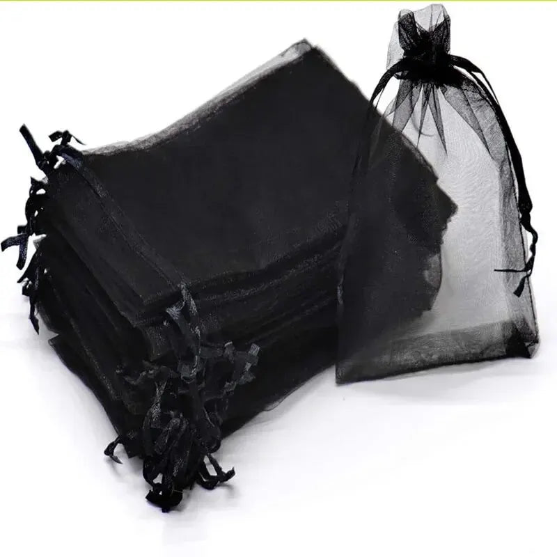 50pcs Fruit Protection Bags Anti-Bird Garden Netting Bags Strawberry Grapes Mesh Bag Plante Vegetable Netting Cover Garden Tool Oasis Select Black 15x20cm